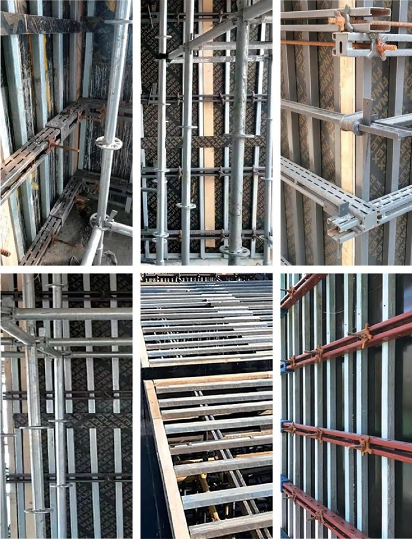 Concrete Wall Construction Formwork Support System High-Strength Steel ...