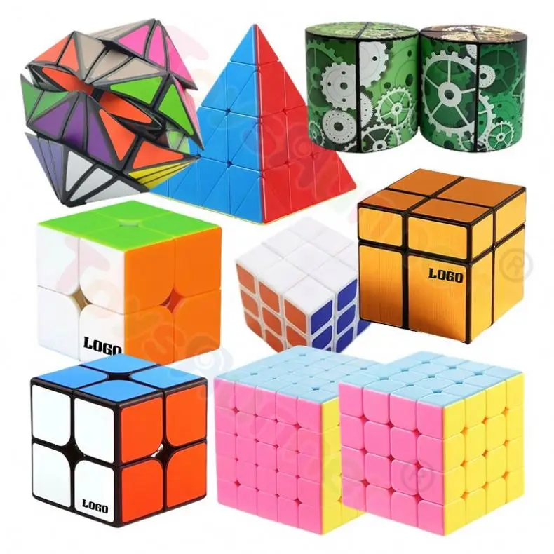 TOYSRUNNER Portable Small Magnetic 3x3x3 ABS Plastic Cube Box Mini