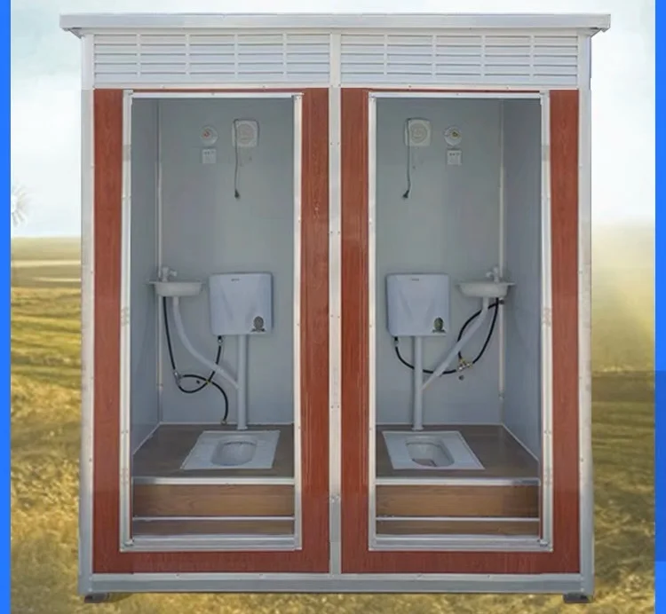 Luxury Portable Mobile Toilet Container Sales Portable Toilet Metal