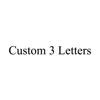 custom 3 letters