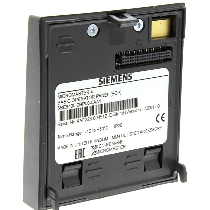 Siemens 100% New Original Inverter PLC 4 Basic Operator Panel 6SE6400-0BP00-0AA1