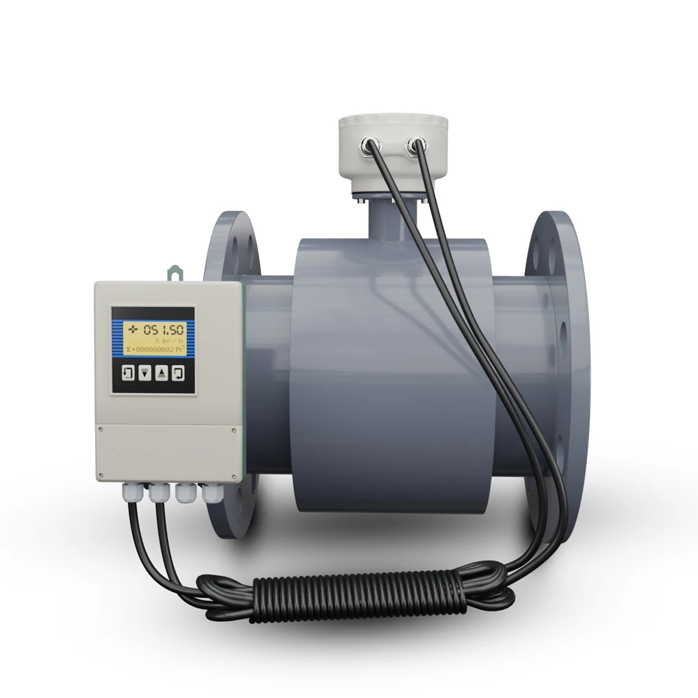 Remote Display Type Liquid Caudalimetro Flowmeter RS485 Water Electromagnetic Flow Meter