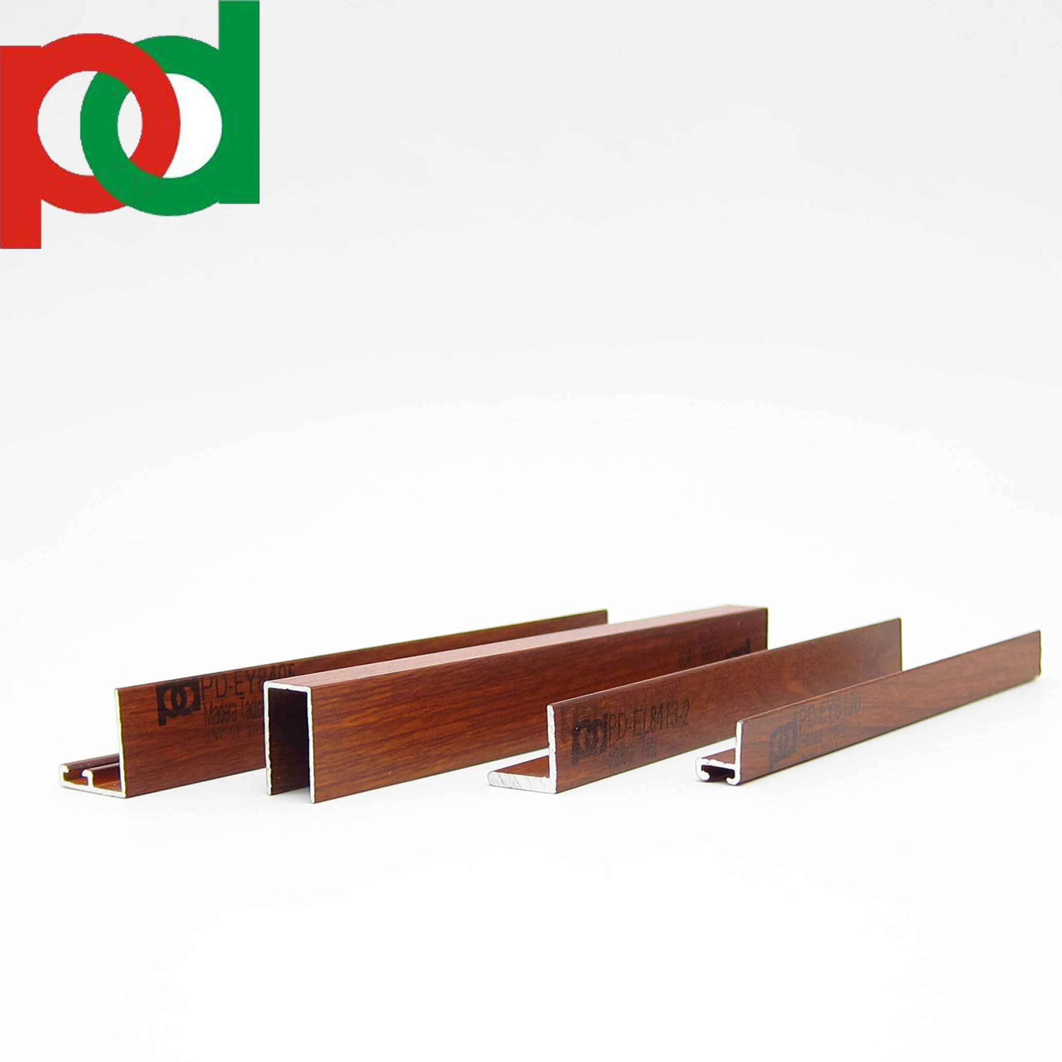 Tubos Perfiles De Aluminio Color Tacto Madera
