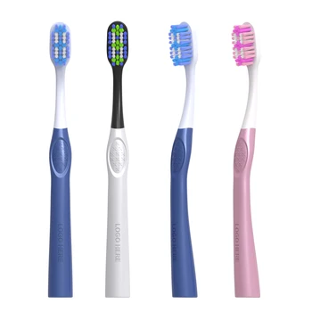 Replaceable Head Adult Aluminum Toothbrush Soft Metal Toothbrush For Adult With Customized Logo Aluminum Alloy Toothbrush