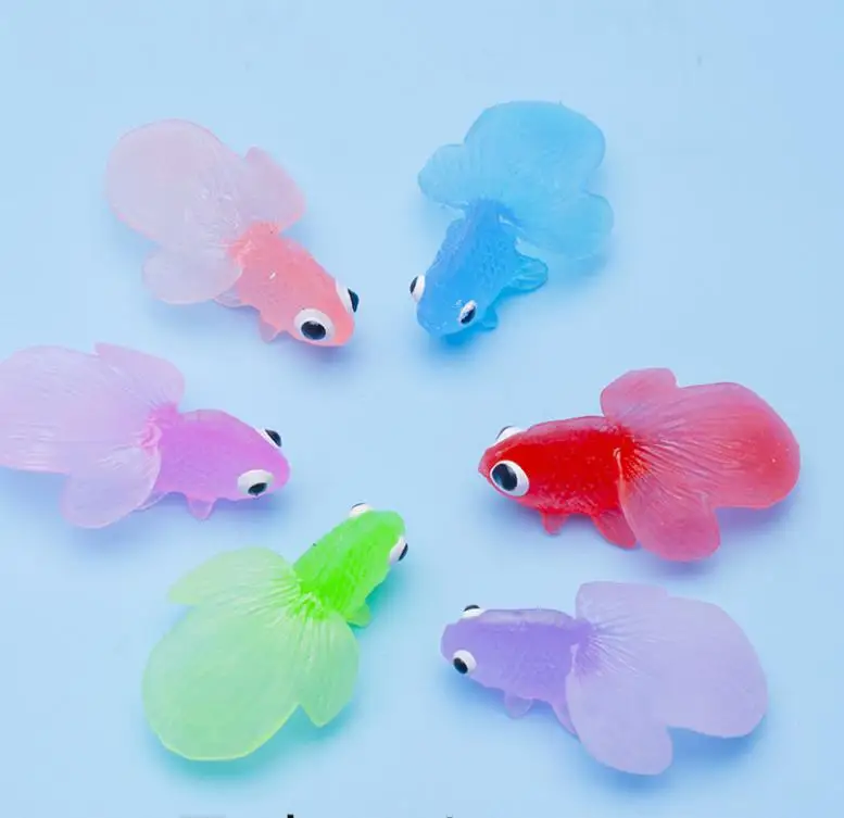 Floating Fish Candy Colors Soft Rubber