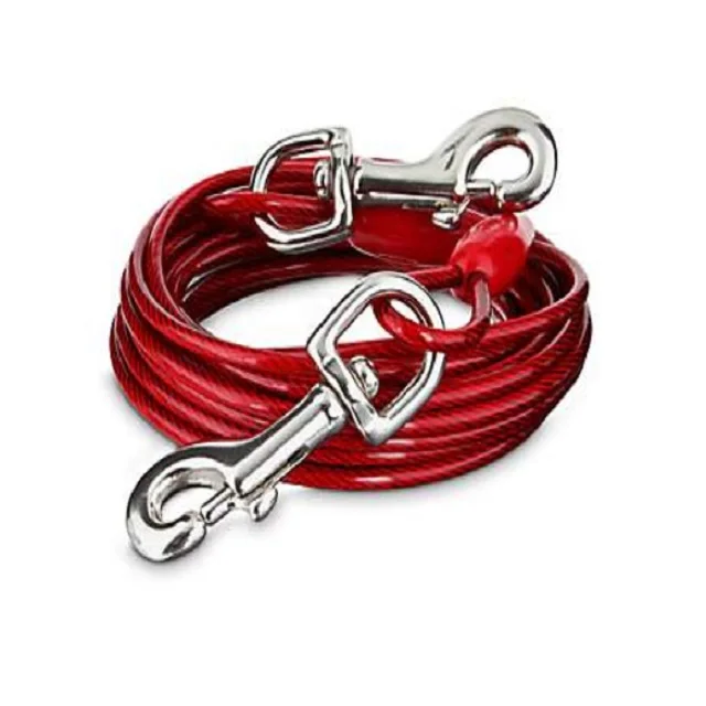 steel core dog lead