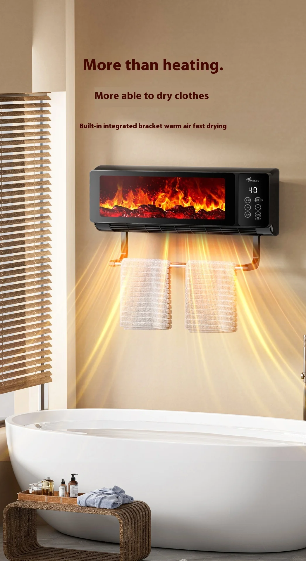 Electric Heater, 2000W, 2000 W, Plastic - detail 16