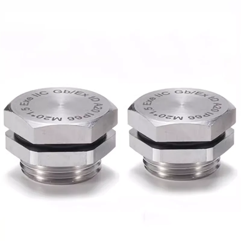 RS PRO Stainless Steel Pipe Fitting, Straight Hexagon Plug, Male Threaded  19.05 mm | RS M20x1.5mm Male 304 Stainless Steel Hex Head Solid Forged Pipe Fitt