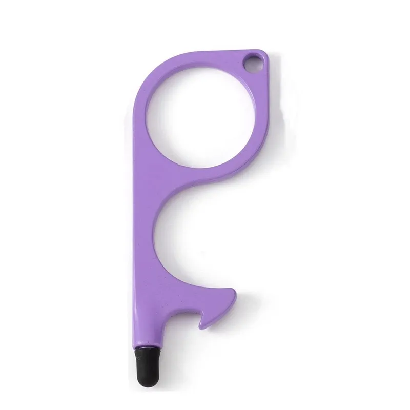 Self Defense Keychain Safety Key Chain Key Door Tool Touchless Keys Keychain No Touch Door Opener