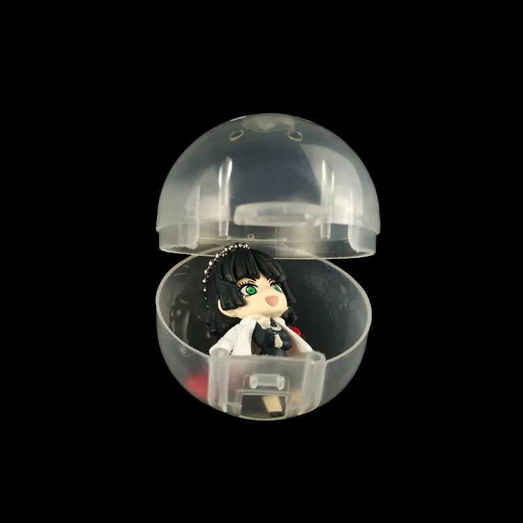 Custom One Punch Man Keychain Toy Maker Japanese Anime Egg Capsule Gashapon Figurine Plastic One Punch Man Action Figure Toys