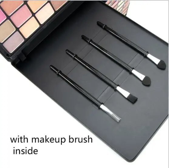 112 Colors Eyeshadow Blush Powder Lip Gloss Makeup Set Eyeshadow Palette Private Label Pigmented Blush Powder Palette With Brush - Image 4