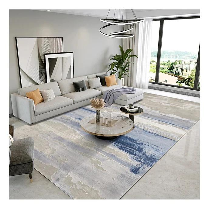 2021 New Arrival Modern Designer Rugs High Density PP Home Hotel Decoration Area Use Wall Rugs Light Color Rug and Carpet