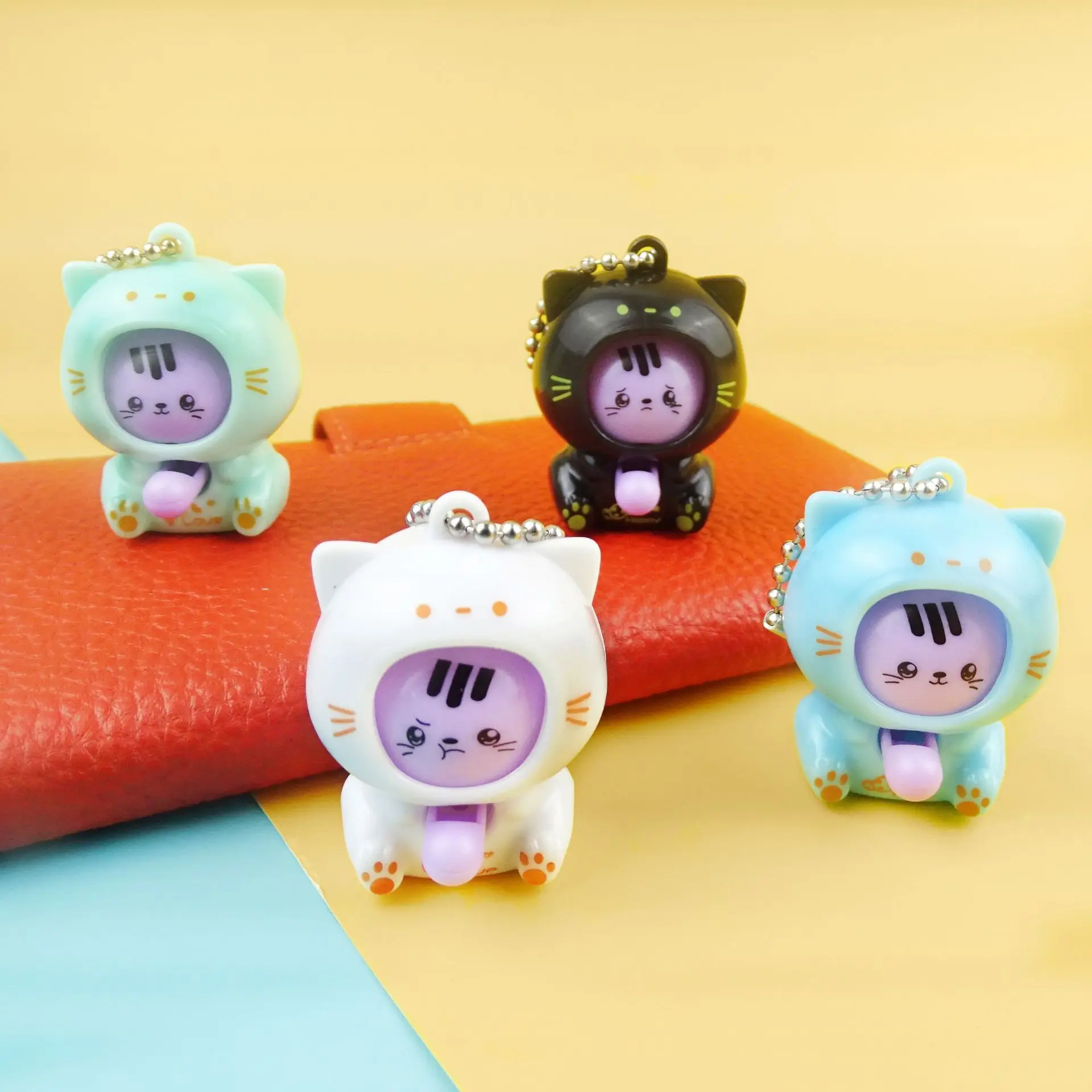 3d Mini Toy Cute Kawaii Funny Cartoon Creative Finger Guessing Game ...