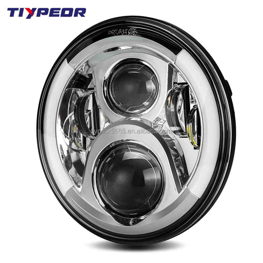 product tiypeor 7inch led indicator super brighter headlight 72 watts projector headlamp for motorcycles-5