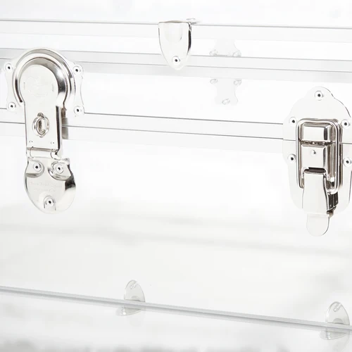 Wholesale Acrylic Trunk with Lock Storage Trunk Lucite Furniture Decoration Chic Coffee Table Clear