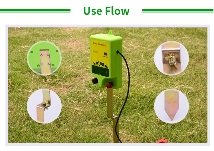 électrificateur Clôture Animaux Clôture électrique Pour Animaux 10 Km - Électrificateur Pour Vaches, Moutons, Chiens - Alimentation 12V/220V Clôture Animaux Ferme