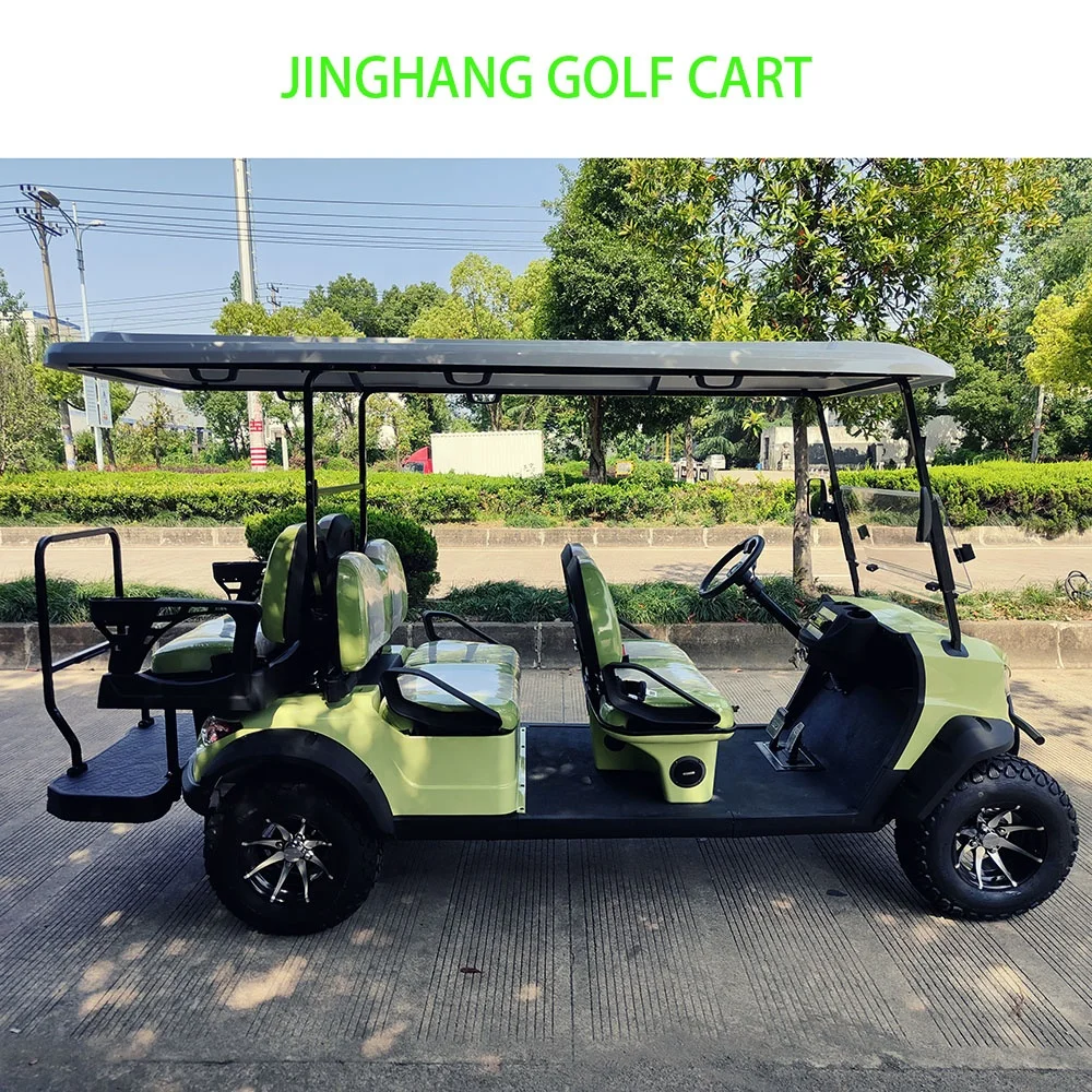 4+2 Seater Gasoline Powered Golf Cart With Ce Certification 6 Seats Gas