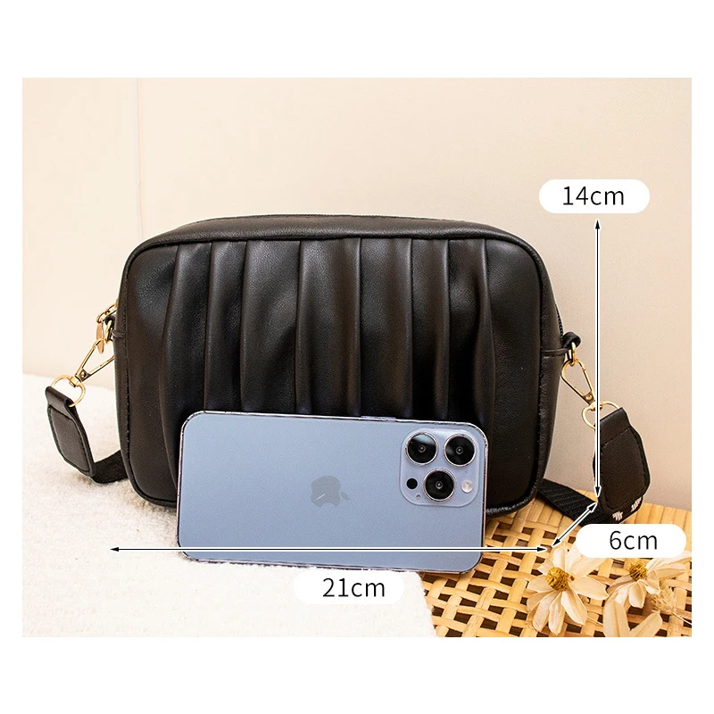 HIGOUTA Small Crossbody Bag For Women - PU Leather Clutch Purse With Adjustable Strap, Multiple Colors - View #5