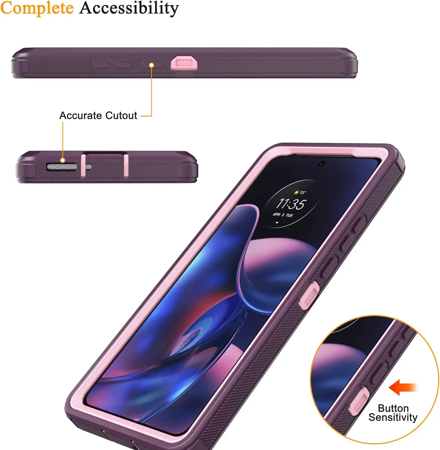 Explosion-proof Mobile Cases For Moto G Stylus 5g 2024 Hard Phone Case ...