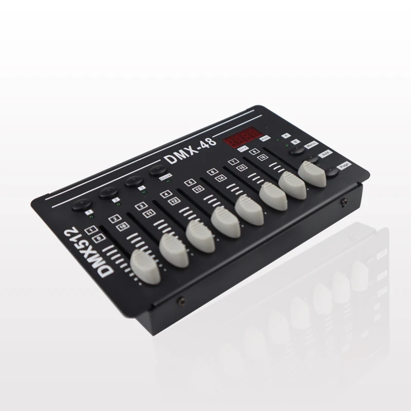 Mini DMX Controller XLR DJ Lights Console Controller for Dmx512 Laser Projector Lyre Moving Head Cold Fireworks Smoke Machines