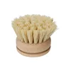 Cabezal de cepillo de pelo de sisal amarillo