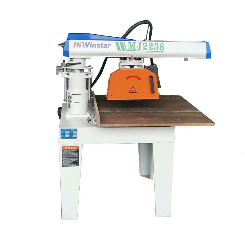 TEBAK Mj2236 Industrial Portable Wood Saw Machine Ross Cutting Radial Arm Saw Controllable Feed Rate Woodworking Sawing Machine