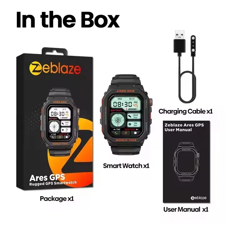 Smartwatches Zeblaze Ares Gps IP67 GPS BT Calling Smart Watch Heart Rate  Monitor Health Reloj Inteligente - Main Image