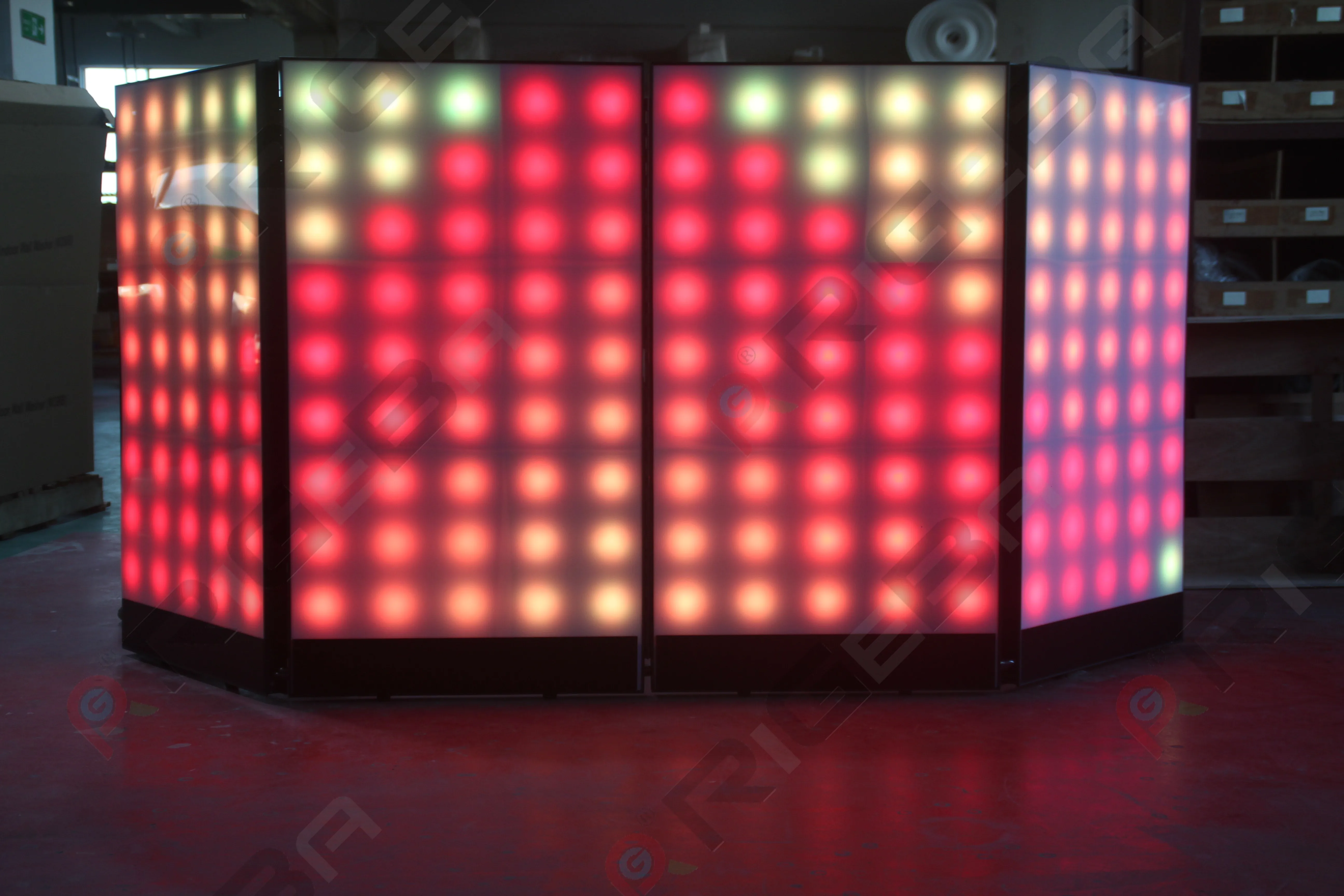 Newest Product DMX Control Digital DJ Booth Facade