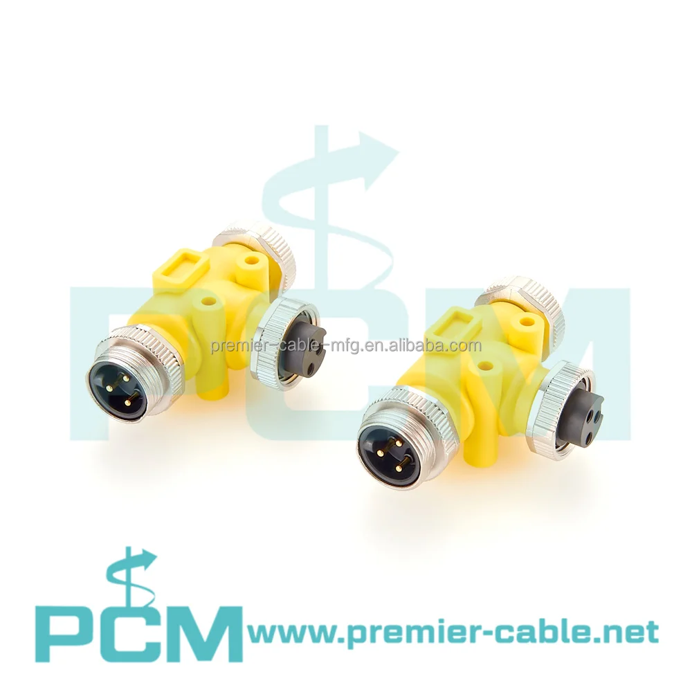 Customization Devicenet Profibus 7/8"-16UNF 3Pin Mini-Change Power Tee Connector factory