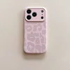 เคสซิลิโคนลายเสือดาวสีเทา-ชมพู