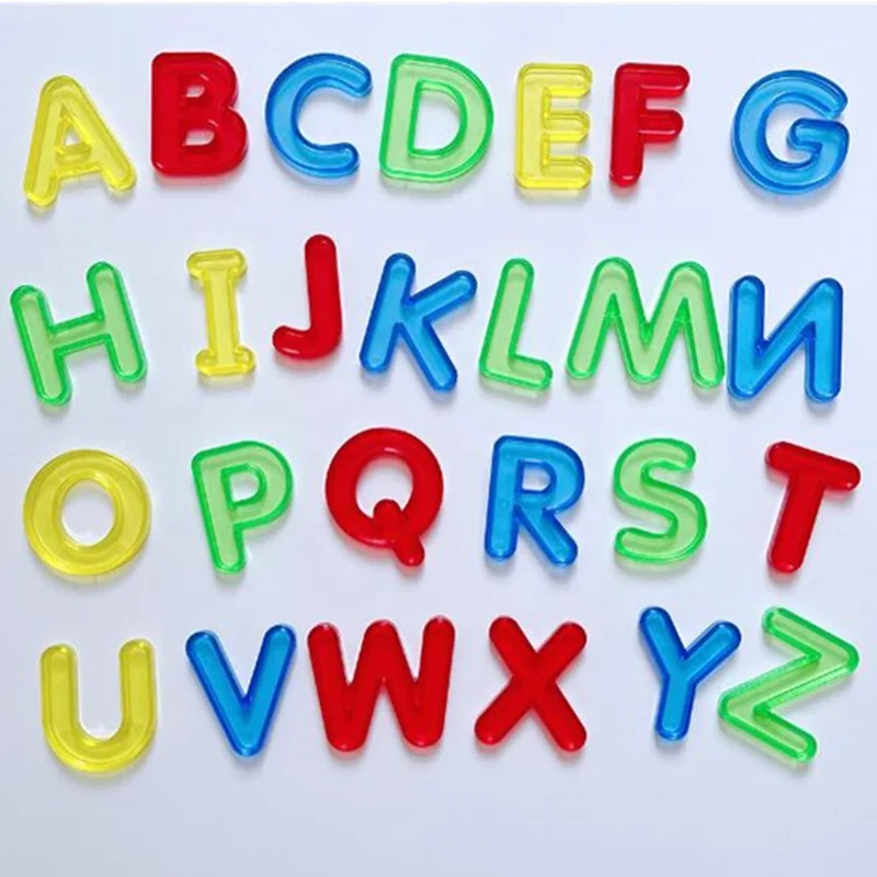 Educational Word Games Toy Plastic Alphabet Translucent Letters - Buy ...