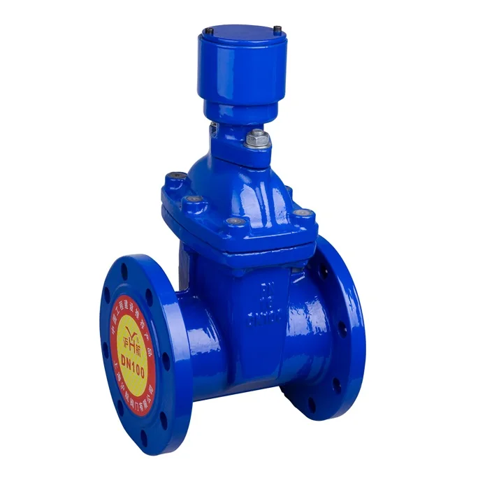 DN40-1200 Ductile Iron Non-Rising Stem Flange Soft Seal Gate Valve DN150 Flange Concealed Rod Elastic Seat Manual General Water supplier