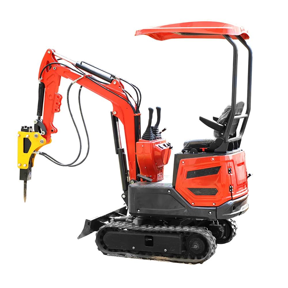 YF15 Mini Excavator Micro Digger 1 Ton Small Mini Crawler Excavator Small Bagger Hydraulic Digger for Sale