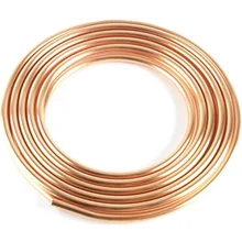 1/2 1/4 3/8 5/16 insulated copper pipe 6mm 8mm 15mm 22mm pure copper heat pipe for refrigeration air condition and industrial