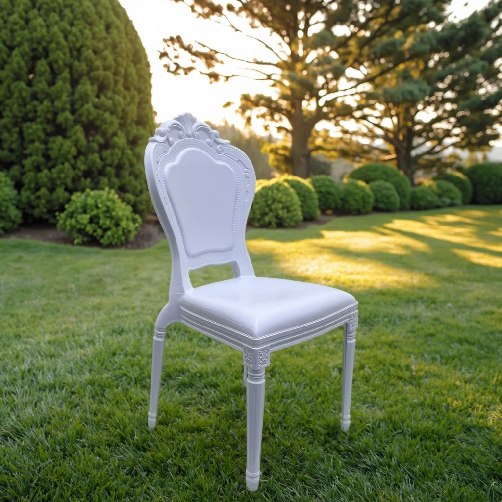 Hot Sales Cheap Durable White Princess Chair for Restaurant
