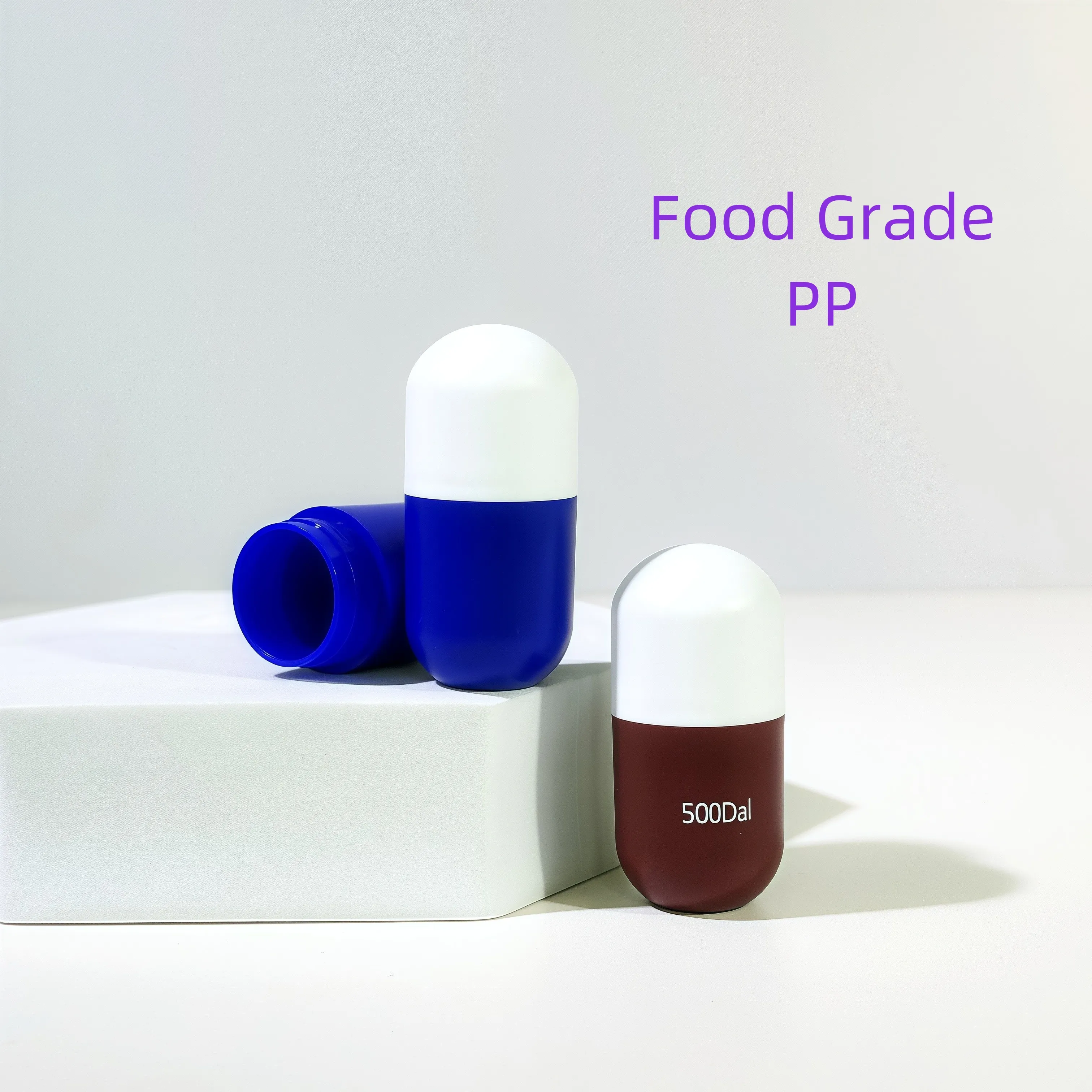 Portable Disposable Plastic PP Cup with 7ml Capacity and Aluminum Foil Lid for Food Grade Applications