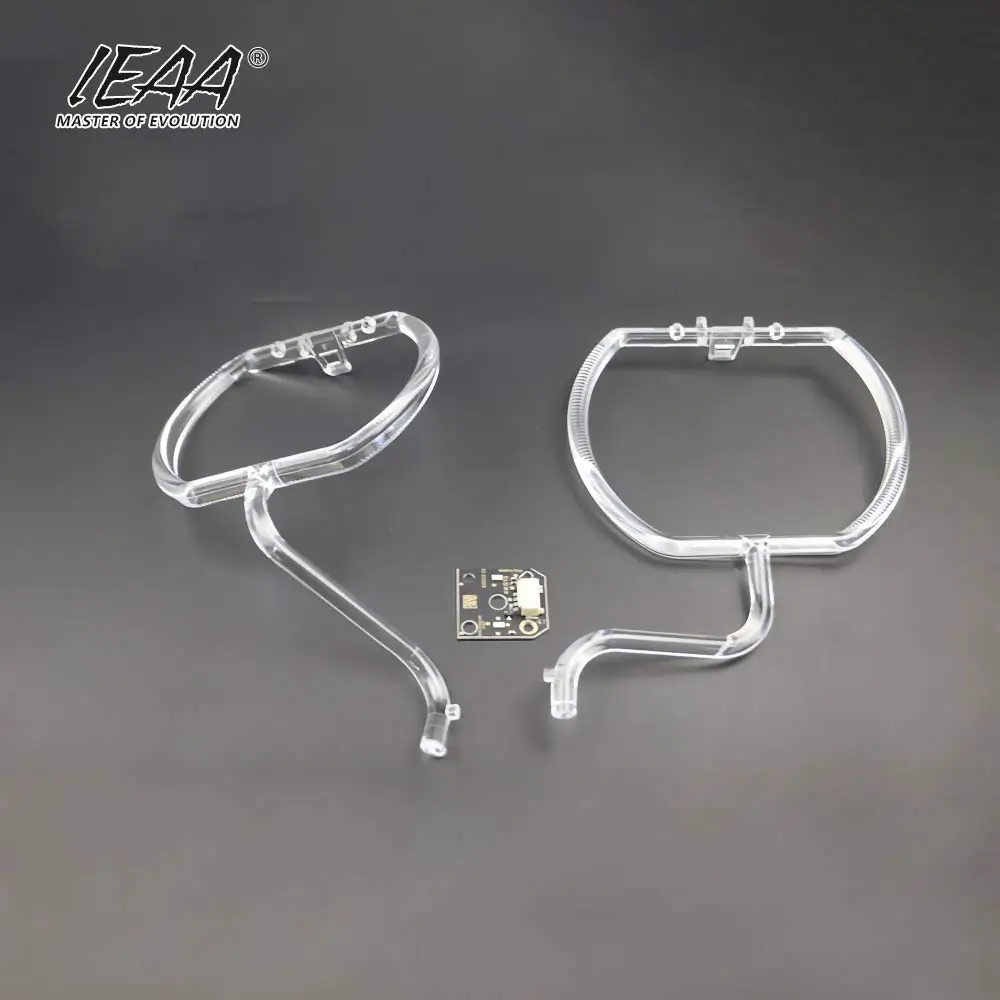 Fit for BMW 7 Series G11 G12 Low Config 2016-2018 LED DRL Light Guide Strip Angel Eye Yellowing Repair Ring