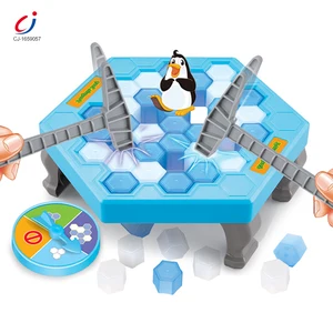 Chengji Creative Game Think Train Toys Educational Board Game Balance penguin Trap Ice Breaking Board Game Toys