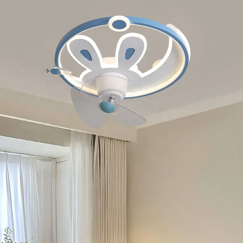 Remote Control Led Ceiling Fan With Lamp Living Room Bedroom Decorative Modern Luxury Ceiling Fans Light