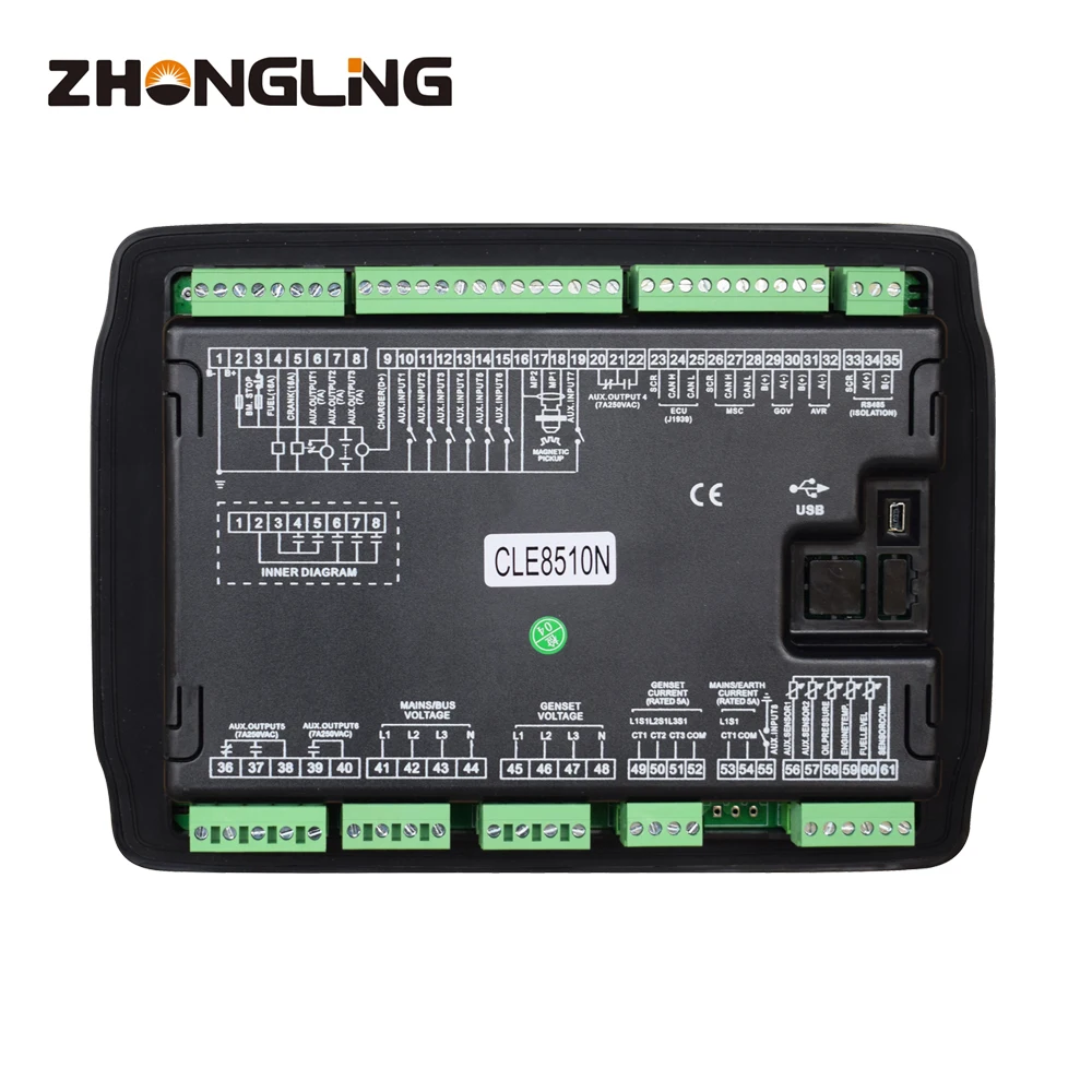 Monitor Generator Module Cle8510n Digital Monitor Panel for Brushless Generators