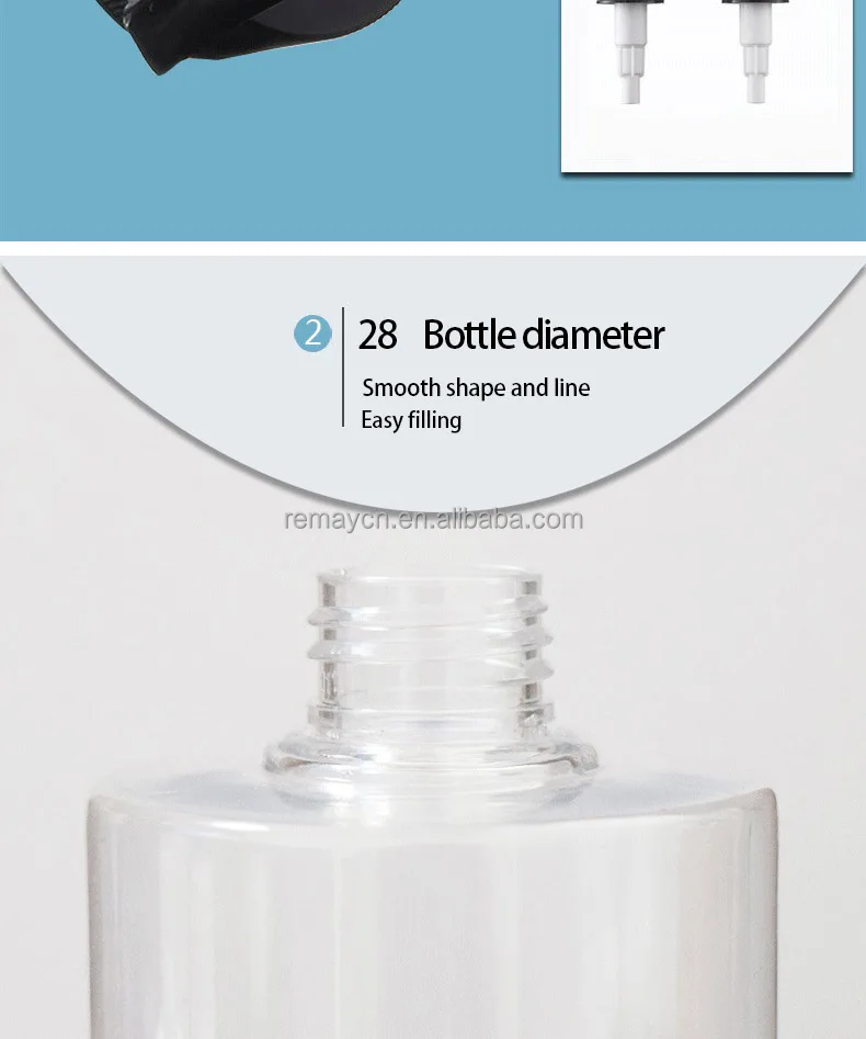 Empty Skincare Packaging 10oz 300ml Pet Recyclable Biodegradable