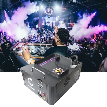 3000W Smoke Fog Machine With RGB Leds Stage Light Effect Remote DMX512 DJ Show High Power Vertical Smoke Machine