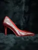 Scarpe rosse con tacco 10,5 cm