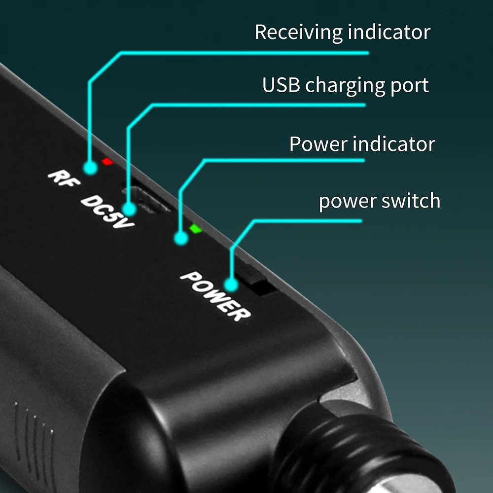 Long Range Receiving Rechargeable Wireless Microphone Handheld Mic UHF for Party Home Karaoke with Echo Function