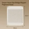 Panel de protoboard blanco