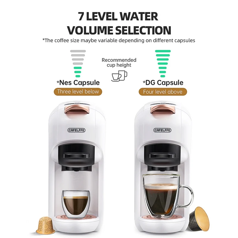 CAFELFFE 5 in 1 Electric Coffee Machine - Versatile & Efficient