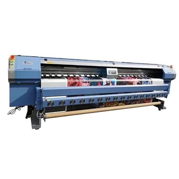 Hot Sell 10Ft/3.2m Larget Format Solvent Printer Allwin C8 printer with konica 512i-30pl Banner Flex Vinyl plotter Machine