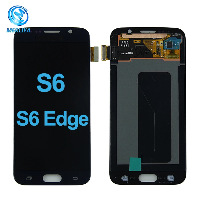 For Samsung Galaxy S6 Edge LCD G925 G925F G925A Touch Screen S6edge Touch Screen Assembly for S6 G925 LCD Display