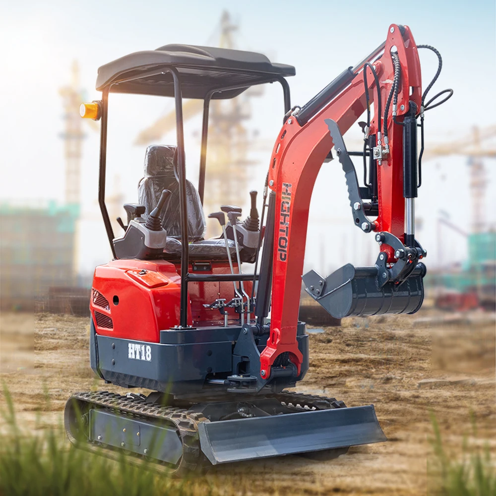 CE EPA Approved Cheap Price Mini Crawler Excavator 1.6Ton 1.8Ton Mini Pelle Digger Excavator Diesel Engine