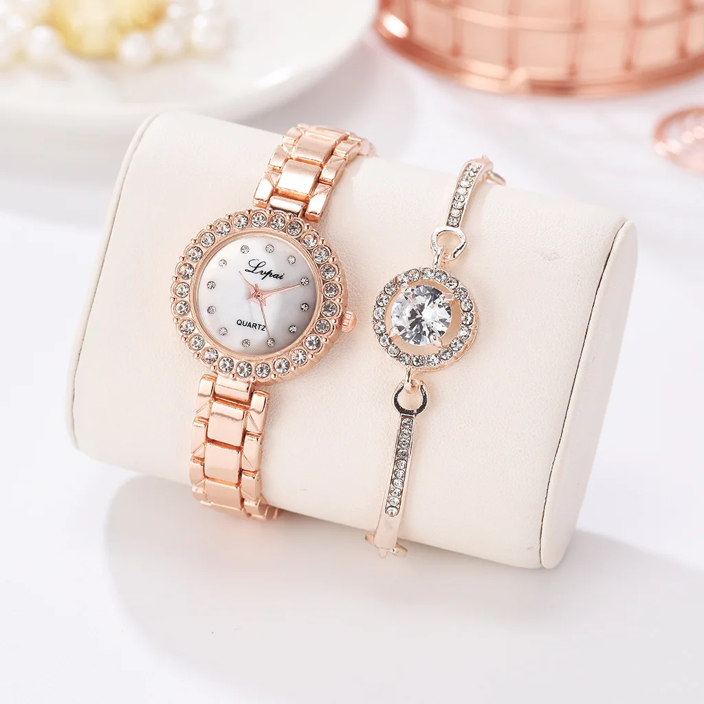 Lvpai Simple Women Watches Small Gold Bangle Bracelet Luxury Watche 2018 Fashion Brand Roman Dial Retro Ladies Wristwatches Gift - Quartz Wristwatches
